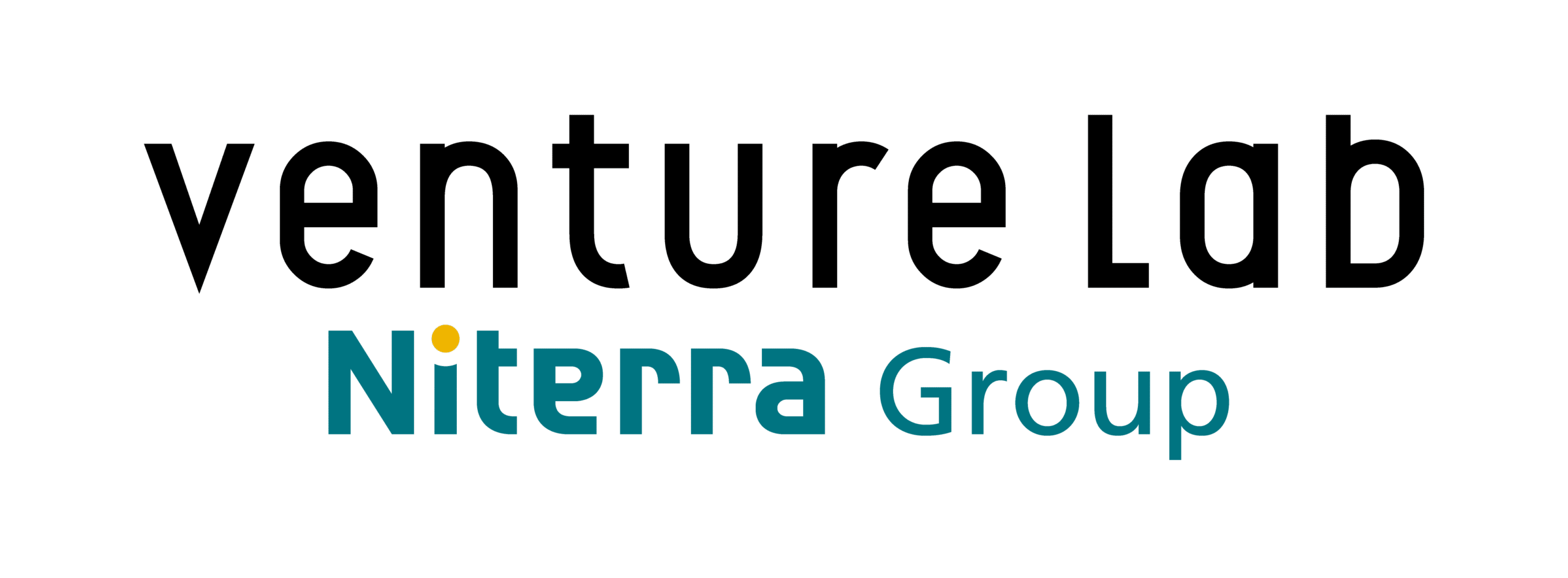 RGB(WEB_SNS) venturelab×nittera_logo（背景transparent　文字BLK×BLUE GREEN×YELLOW）